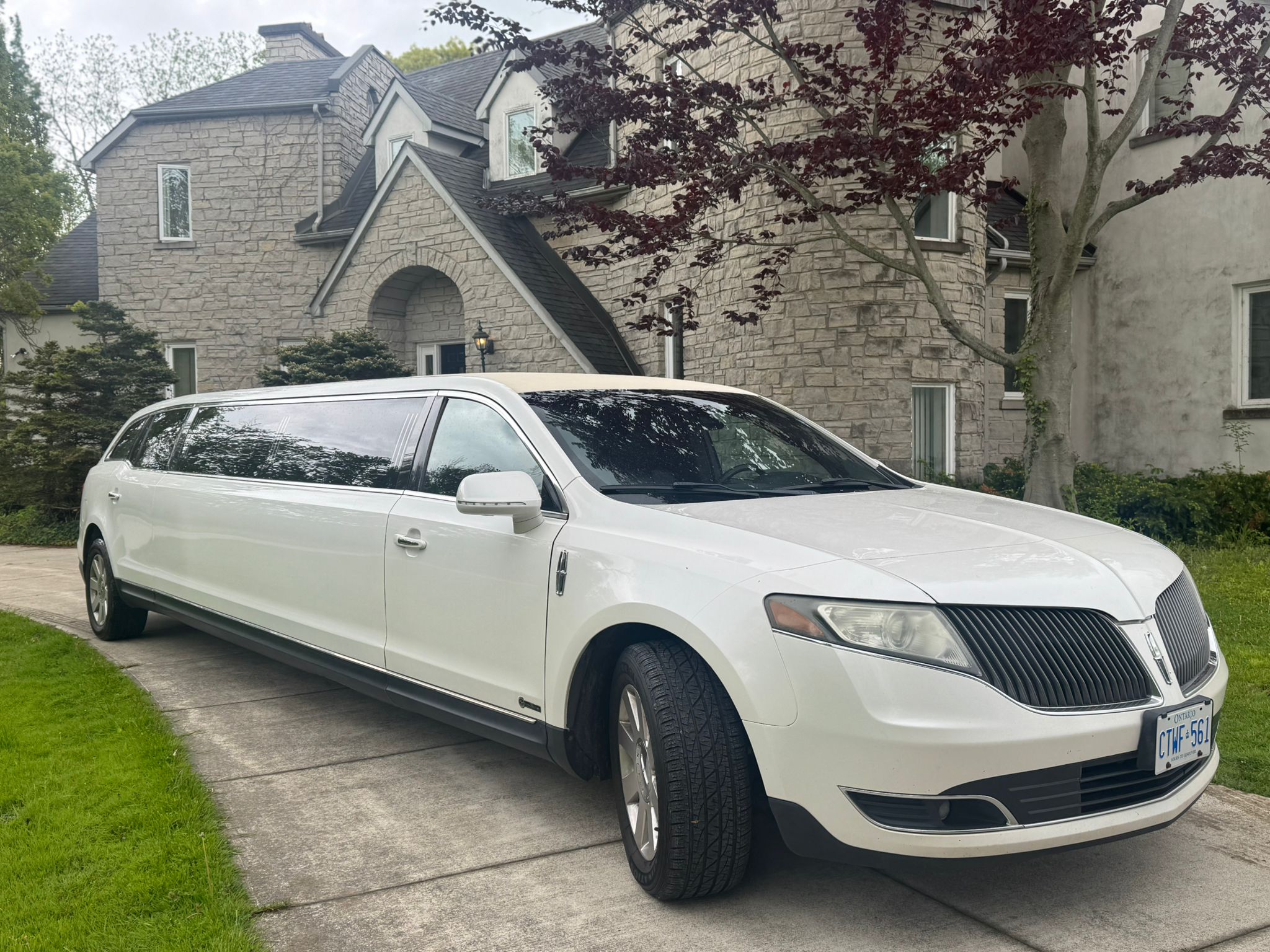 Luxury stretch limousine ready for a special occasion
